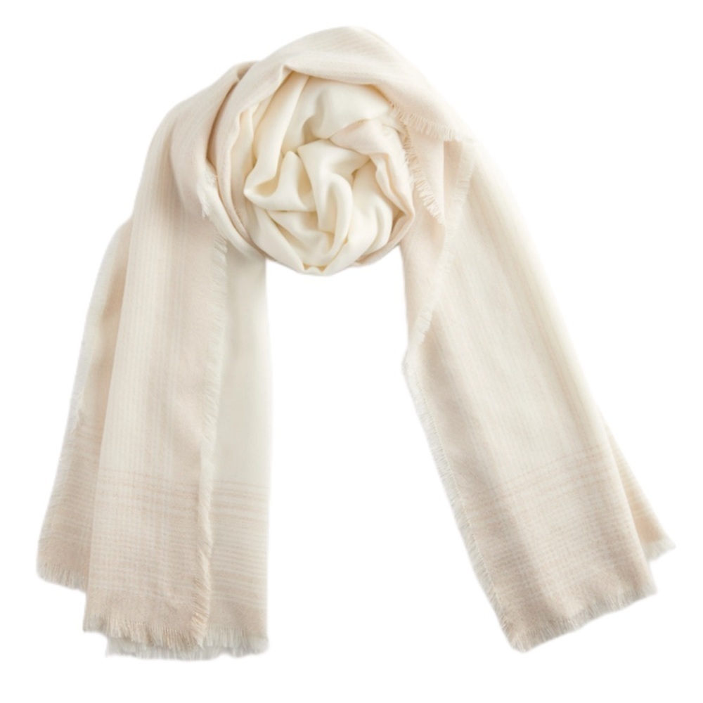 LC Lauren Conrad Metallic Border Oversized Wrap Scarf
